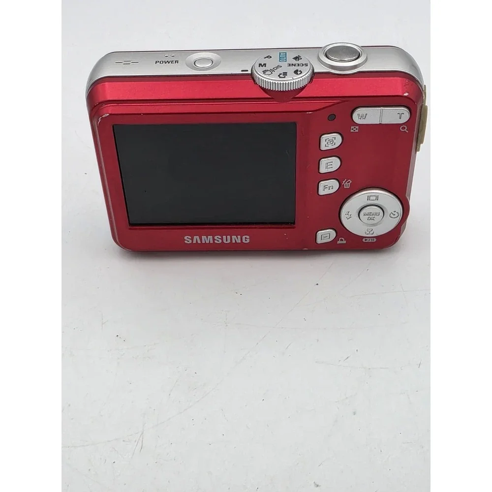Samsung S760 Digital Camera 7.2MP 5x Digital Zoom 3x Optical Zoom Red PARTS ONLY